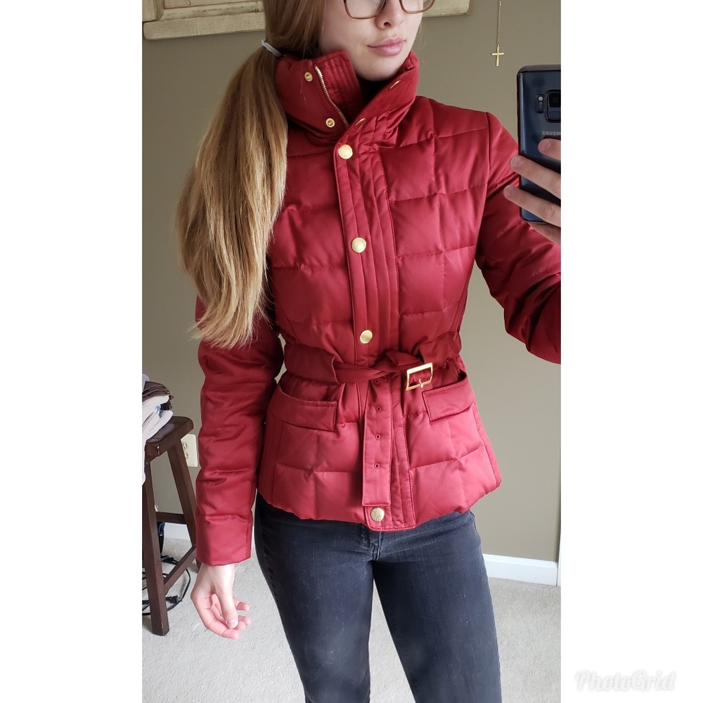 Adrienne Vittadine Down Belted Coat